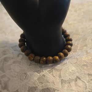 Elegant Brown Beaded Bracelet